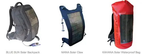 Solar energy from your bag 2 Clear Blue Hawaii Solarpac Series