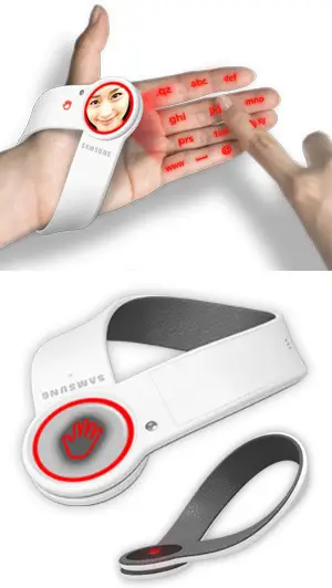 Finger Touching Cell Phone