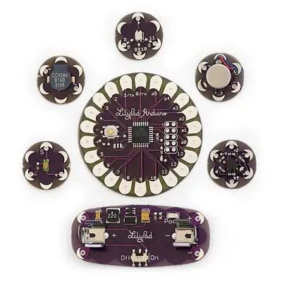 Best Wearable Electronic DIY Kit: LilyPad Arduino 2 LilyPad Arduino