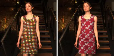 Color changing clothing