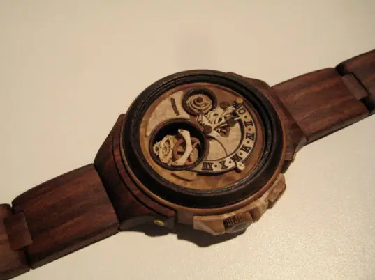 This Beautiful Timepiece is Made Exclusively From Wood 2 valerii-danevych-wooden-watch-1