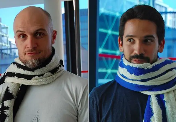 This Scarf is a One-of-a-kind Representation of Your Brain Activity 2 neuro-knitting