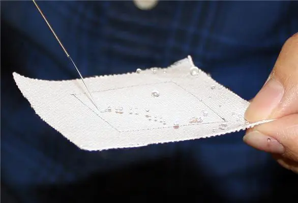 Fabric that Drains Away Your Sweat 2 non-wetting fabric