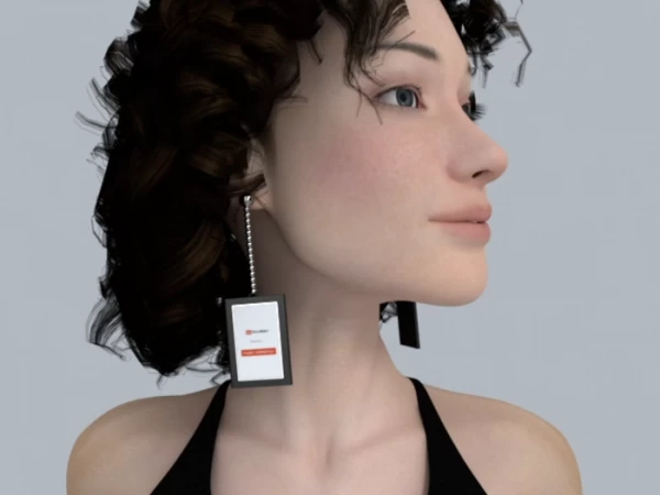 Video Earrings - Turning Your Ears Into Video Screens 2 videoearrings1