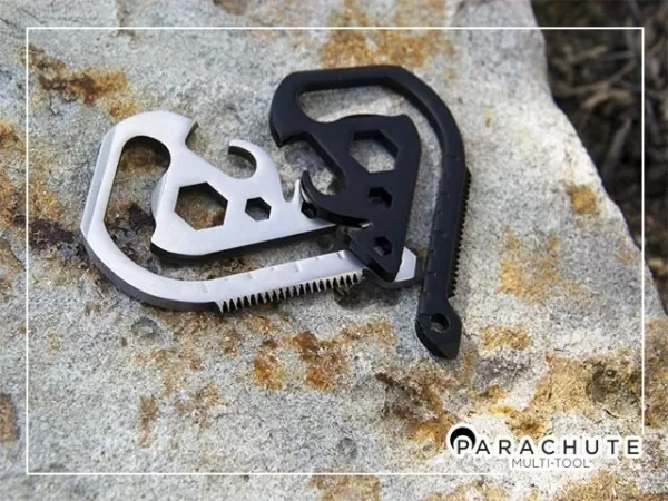 Parachute Multi-Tool Device Hangs on Your Belt 2 parachute-1