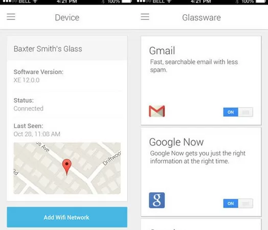 Today in Glass - System Update and New iOS Companion App 3 MyGlassiOS