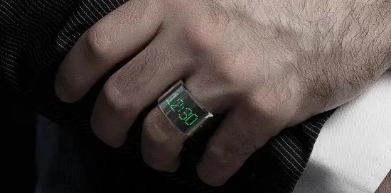 Smarty Ring Features a Snazzy LED Display 2 smarty-ring