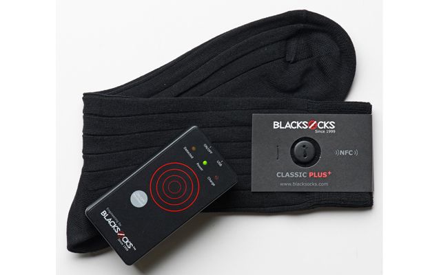 black calf socks Plus+