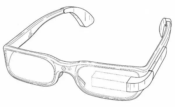 Google receives design patent for left-eyed Google Glass smartglasses 2 google glass left side patent 1