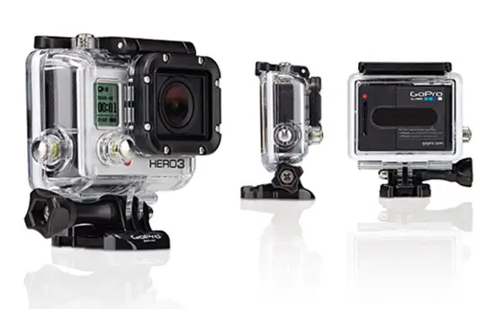 GoPro action cameras can be stuck anywhere, about the size of a matchbox 2 gopro action cameras 1
