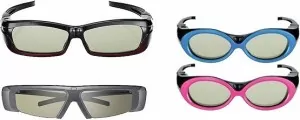samsung trio of 3d glasses Samsung SSG line of 3D glasses now available on Amazon 2