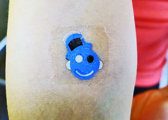 Smiley face tattoo includes a sensor that monitors your metabolism 2 smile-face-tattoo-1