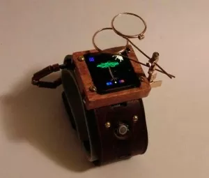 steampunk arduino watch Steampunk Arduino Watch tells time, comes packed with apps 2
