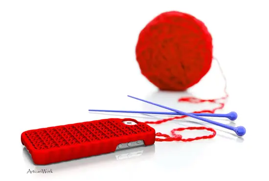 Shapeways preps a contest-winning iPhone case made by 3D printer 2 sweatercase 1