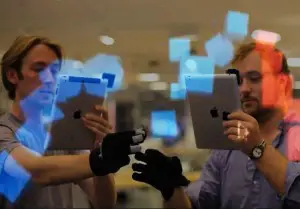 tether augmented reality glove 1 T(ether) augmented reality glove lets you manipulate virtual objects in mid-air 2
