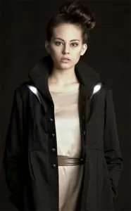 vega one Vega One LED dress coat designed by Angella Mackey 2