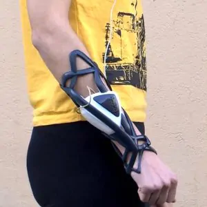 wearable player 1 Wearable music player couples fitness technology with the looks of a weapon 2