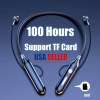 Wireless Bluetooth Neckband Headphones Mic Headset Stereo Earbuds Earphone