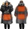 Wearable Heated Blanket Hoodie,USB Heated Blanket Electric Wearable Blanket,Elec