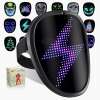 Led mask w/ Gesture Sensing, Light up mask for masquerade party cosplay Led mask w/ Gesture Sensing, Light up mask for masquerade party cosplay