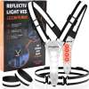Led Reflective Vest Running Gear, Light Up for Night One Size, Black