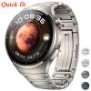 Luxury Titanium Strap for Huawei Watch 4 Pro No Gaps Quick fit Band For Men