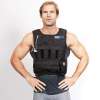 RUNFast 12lbs-140lbs Weighted Vest (Without Shoulder Pads, One Size, Black