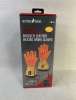 Action Heat 7.4 Volt Rugged Leather Heated Work Gloves/Men's Large