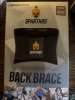 Sparthos SSBBR02 Lower Back Support Brace Belt Black Hook Loop, Size Large