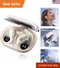 Waterproof Bluetooth Earbuds with Touch Control & LED Display - Open Ear Design