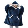 Oversized Wearable Blanket Sherpa Fleece Thick Warm Hoodie Blanket Big Hooded Oversized Wearable Blanket Sherpa Fleece Thick Warm Hoodie Blanket Big Hooded