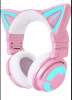 YOWU Selkirk Pink Z 3G Cat Ears Wireless Bluetooth Headphones / Gaming NIB YOWU Selkirk Pink Z 3G Cat Ears Wireless Bluetooth Headphones / Gaming NIB