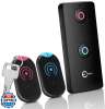 Esky Ultra Slim Key Finder, Remote Finders Locator with 80dB Sound and 2 Rece Esky Ultra Slim Key Finder, Remote Finders Locator with 80dB Sound and 2 Rece