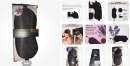 Kitsch Beauty Lavender Weighted Satin Eye Mask In Black
