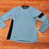 Bluesmiths The Kanaha Hydrophobic Blue Long Sleeve Shirt Men's Size Large