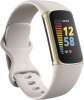 Fitbit Charge 5 Advanced Fitness & Health Tracker - Soft Gold / Lunar White Fitbit Charge 5 Advanced Fitness & Health Tracker - Soft Gold / Lunar White