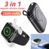 3in1 Portable Charger Wireless Power Bank For iWatch Series/iPhone 15 12/Samsung 3in1 Portable Charger Wireless Power Bank For iWatch Series/iPhone 15 12/Samsung