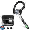 HEIBAS Bluetooth Headset, Wireless Bluetooth Earpiece with 500mAh Charging Ca HEIBAS Bluetooth Headset, Wireless Bluetooth Earpiece with 500mAh Charging Ca