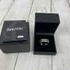 King Will Silver & Gold Tone Intertwine 8mm Spinner Ring sz 13
