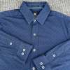 Buttercloth Shirt Mens Medium Blue Black Icy Cotton Regular Fit Button Down Knit Buttercloth Shirt Mens Medium Blue Black Icy Cotton Regular Fit Button Down Knit