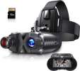 Head Mounted Night Vision Goggles HD Digital Hunting Rechargeable PVR Binoculars Head Mounted Night Vision Goggles HD Digital Hunting Rechargeable PVR Binoculars