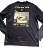 NWT Quiksilver Waimea Bay UPF 50 Long Sleeve swim Rashguard Black shirt Men's L