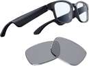Razer Anzu Rectangle Smart Glass with Blue Light Filter Polarized Lenses (Large)