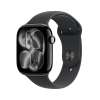 Apple Watch Series 11 [GPS+Cellular, 46mm] - Jet Black Aluminium Case with Black Sport Band, M/L...