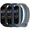 3 Pack Bands for Xiaomi Mi Band 4 & Mi Band 3 Strap, Soft Silicone Replacement Sport Bands...
