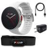 Polar Vantage V Pro - WHITE w/ Charging Adapter + HR Strap
