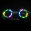 GloFX LED Pixel Pro Goggles - Diffraction Lens
