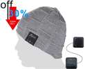 Bluetooth Beanie Music Hat - Light Grey Bluetooth Beanie Music Hat - Light Grey