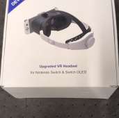 Upgraded VR Headset for Nintendo Switch & Switch OLED, Black White Plastic