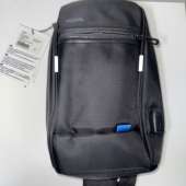 VGOAL Small Sling Backpack Men's Chest Bag Shoulder Crossbody + USB Charge Port